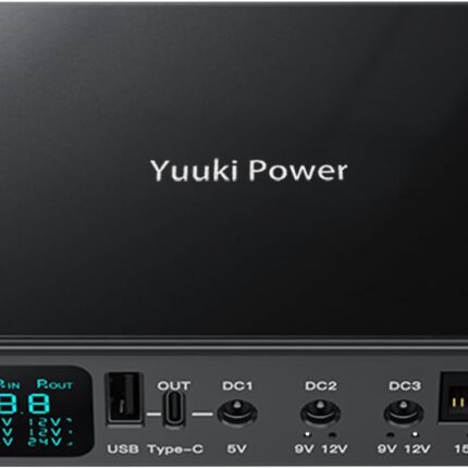 Mini UPS for Router CCTV 18000mAh(66Wh) 12V/2A DC UPS Battery Backup USB 5V/3.6A