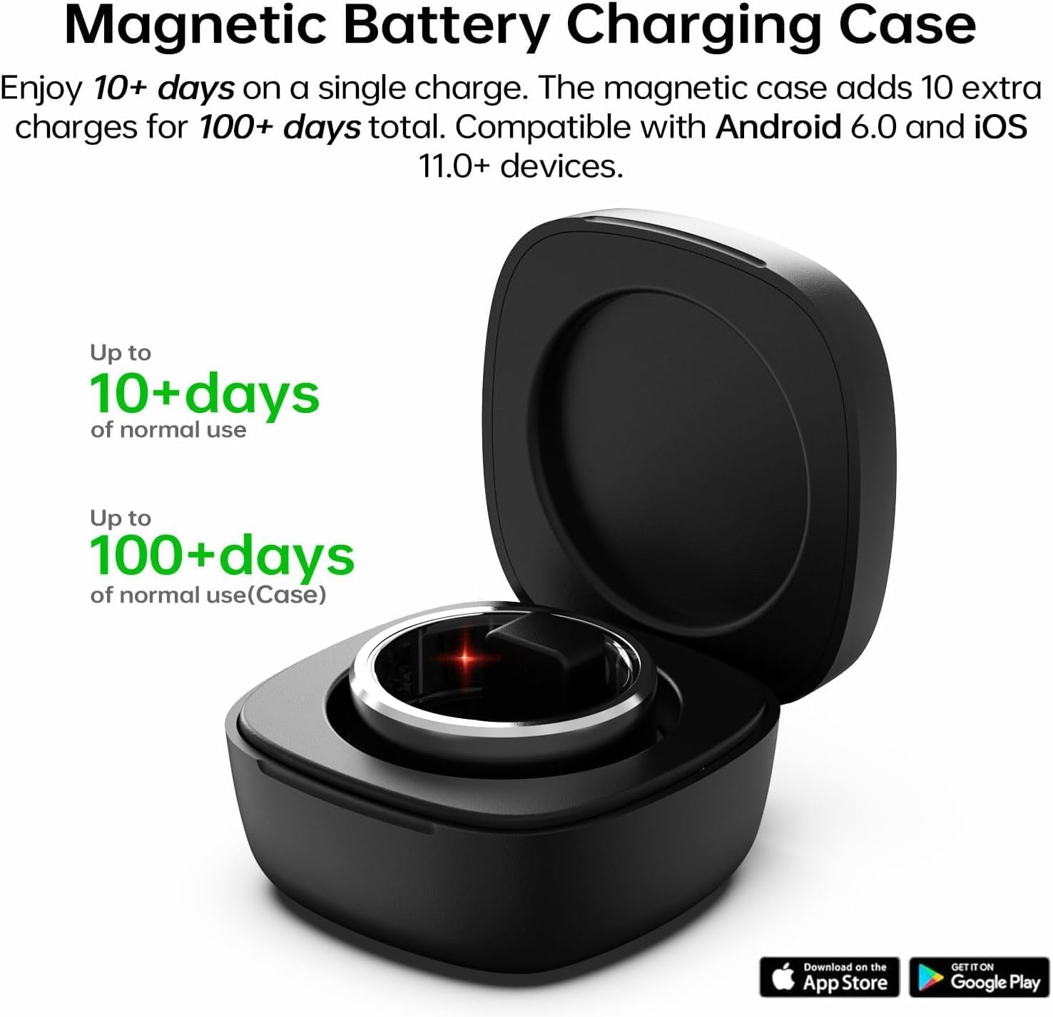 Smart Ring for Women Men,Fitness Tracker Ring with Heart Rate, Sleep Monitoring, Blood Oxygen, Step Counting for iOS and Android, No Subscription Fee, Waterproof, Valentines Day Gifts(Silver, 9) - Image 3