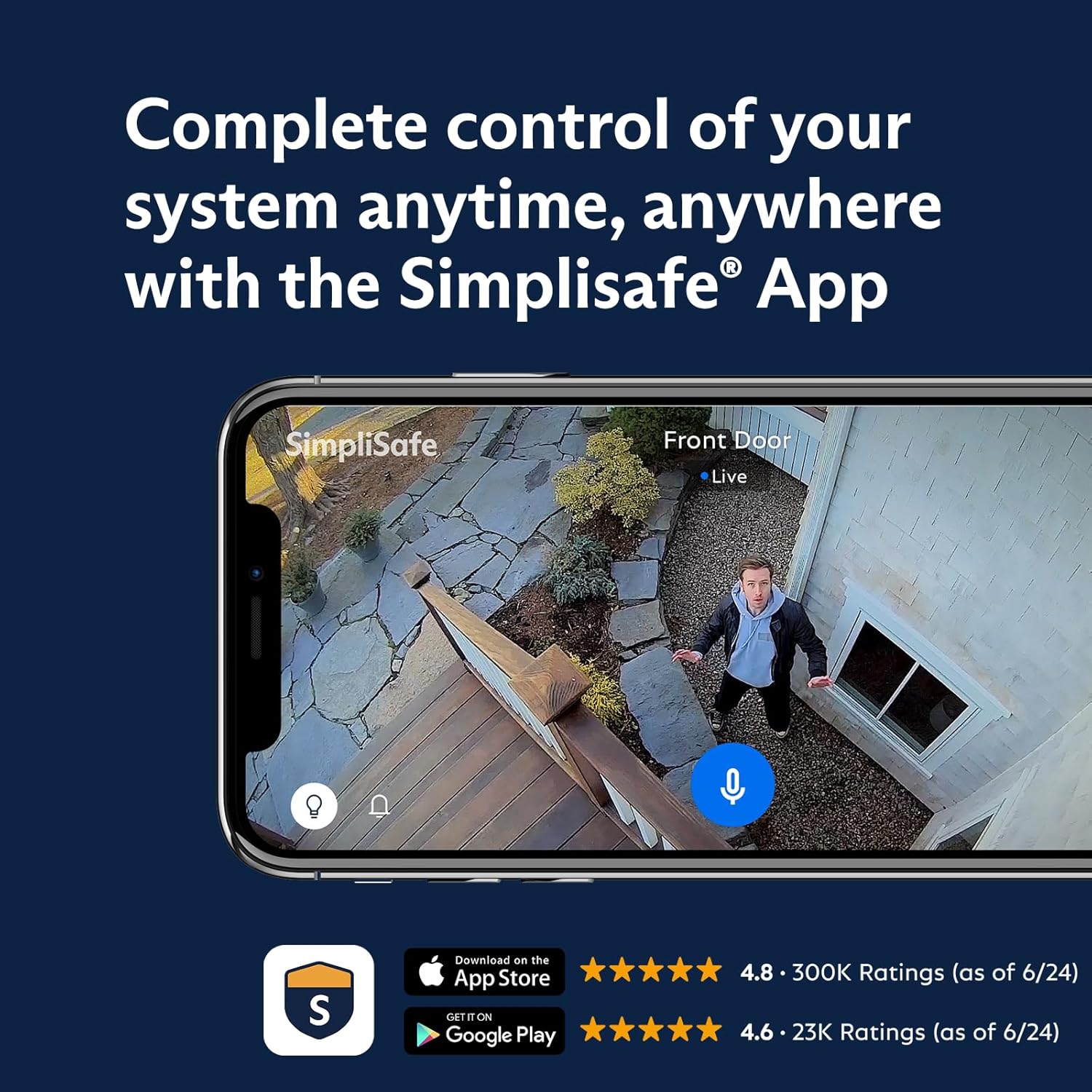 SimpliSafe 10 Piece Wireless Home Security System with Outdoor Camera- Optional 24/7 Professional Monitoring - No Contract - Compatible with Alexa and Google Assistant - Image 10