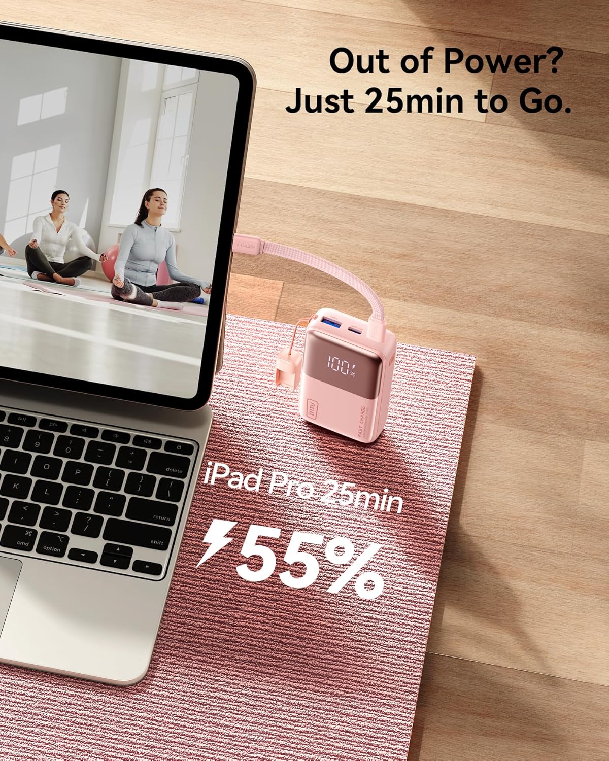 INIU Pocket Size Portable Charger, Ultra Small 10000mAh 45W PD Power Bank, Fast Charging Battery Pack, Travel Essentials Powerbank for iPhone 17 16 Pro Air, Xiaomi 17 Pro Max 16 15 14, Samsung S24 etc - Image 5