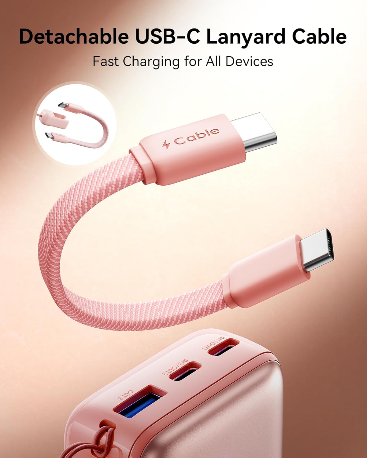 INIU Pocket Size Portable Charger, Ultra Small 10000mAh 45W PD Power Bank, Fast Charging Battery Pack, Travel Essentials Powerbank for iPhone 17 16 Pro Air, Xiaomi 17 Pro Max 16 15 14, Samsung S24 etc - Image 6