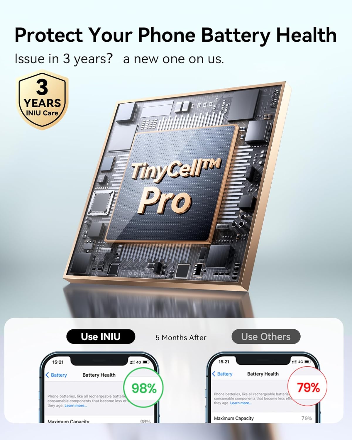 INIU Pocket Size Portable Charger, Ultra Small 10000mAh 45W PD Power Bank, Fast Charging Battery Pack, Travel Essentials Powerbank for iPhone 17 16 Pro Air, Xiaomi 17 Pro Max 16 15 14, Samsung S24 etc - Image 7