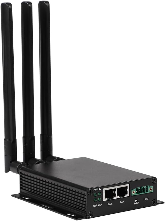 GL-X300B (Collie) 4G LTE VPN Industrial Wireless Gateway, External Full-Band 4G Antennas, Hardware Watchdog, at Command, DNS Encryption, 2.4GHz ONLY (RS485)