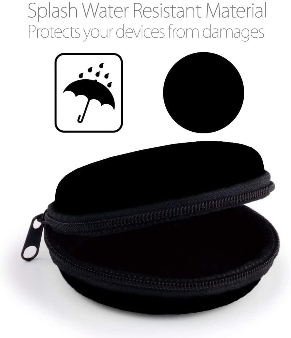 Earphone Case MAS CARNEY Headphone Earbud Hard Protective Carrying Case Bag - Image 3
