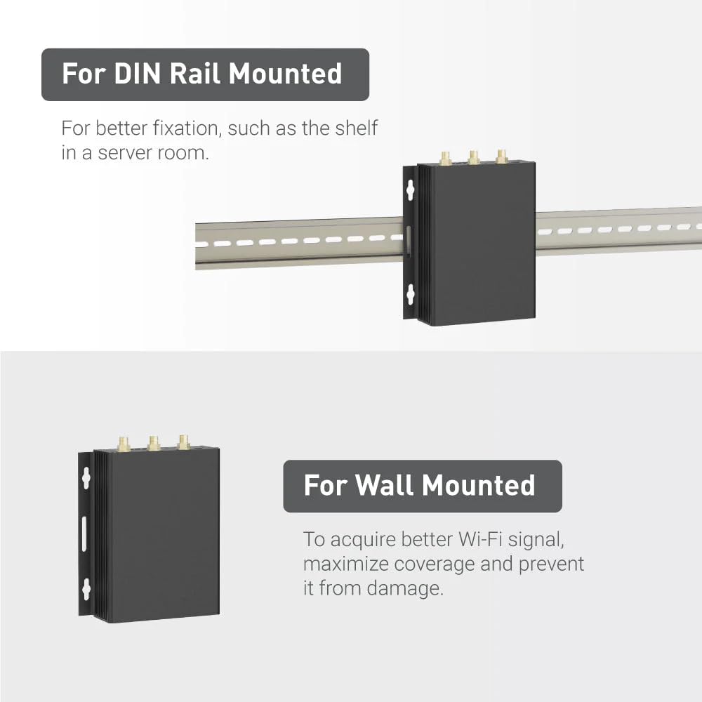 GL-X300B (Collie) 4G LTE VPN Industrial Wireless Gateway, External Full-Band 4G Antennas, Hardware Watchdog, at Command, DNS Encryption, 2.4GHz ONLY (RS485) - Image 6