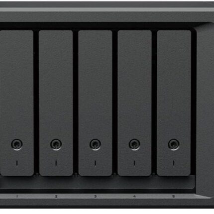 DS1525+ 30TB 4-Bay NAS Server Combo with 5x6TB Enterprise SATA HDD Storage, 4GB DDR4 RAM, AMD Ryzen V1500B 4-Core 2.2GHz, Dual 2.5GbE LAN