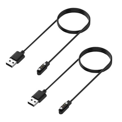 2 Pack Smart Watch Magnetic Charging Cable for IDW28, IDW25, IDW19, TGW01, GTX20, DR03, DR06, DR05 and More Smartwatches - Fast Charging, High Compatibility