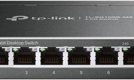 TP-Link TL-SG108S-M2 | 8-Port Multi-Gigabit 2.5G Ethernet Switch | Unmanaged Network Switch | Ethernet Splitter | Plug & Play | Desktop/Wall Mount | Silent Operation