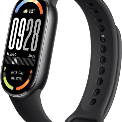 XIAOMI Mi Smart Band 10 (2025) Global Version - 1.72" AMOLED Display | 21 Days Battery Life | Touchscreen, Multi-Sport Tracker, Activity Tracker, Heart Rate Monitor | BT5.4 - (Midnight Black)