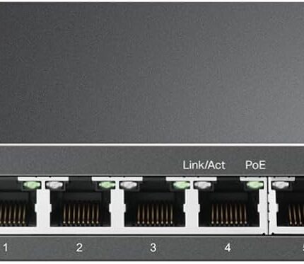 TP-Link TL-SG105PP-M2 - 5 Port 2.5 Gigabit Switch, Multi-Gigabit, 4 PoE++ Ports @123W, Fanless Metal Design, Plug & Play, PoE Auto Recovery, QoS & IGMP, Free Expert Help