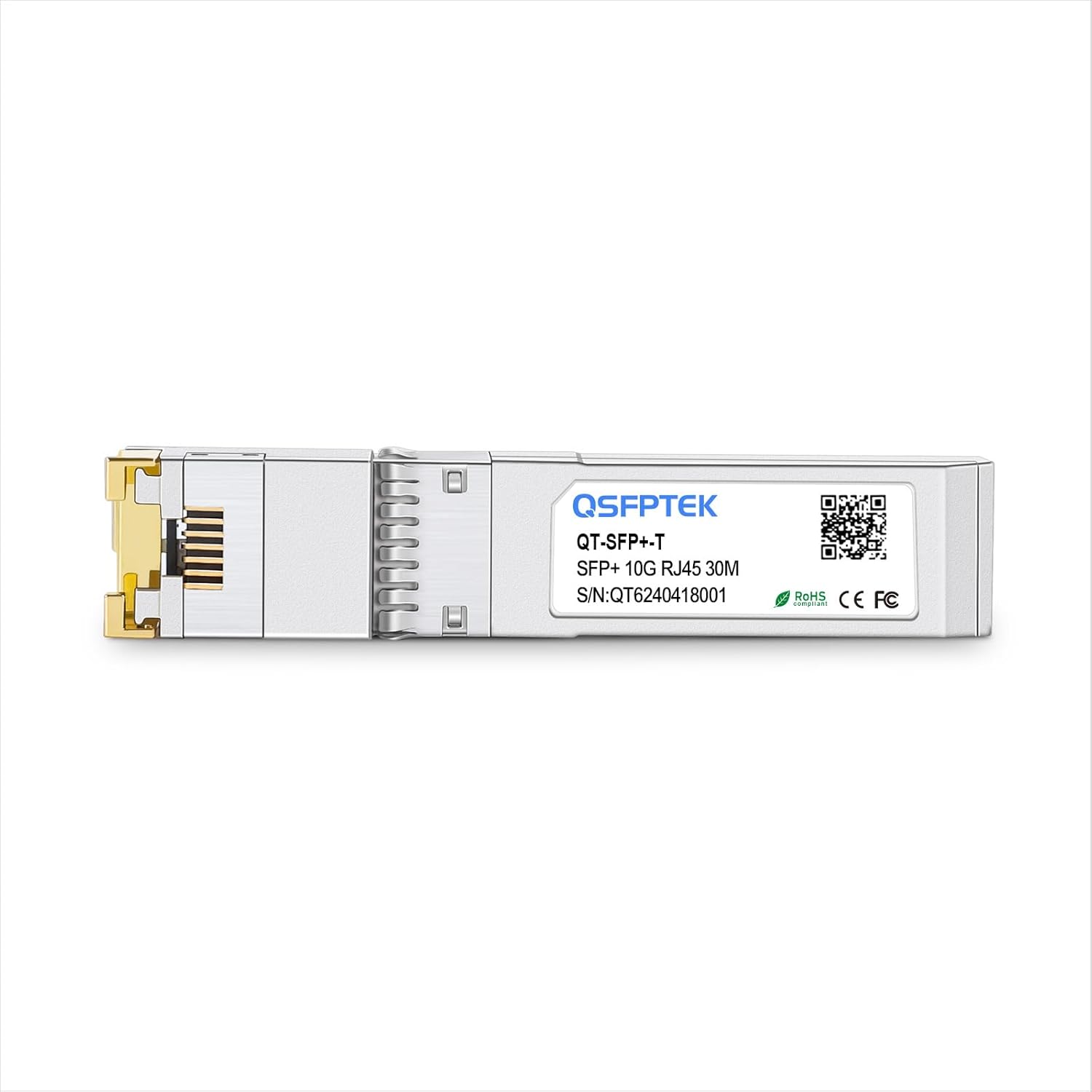 10GBASE-T SFP+ to RJ45 Transceiver, 10G Ethernet Copper Module, Optical SFP RJ 45 10Gb T Mini-GBIC Compatible with Cisco SFP-10G-T-S, Ubiquiti UF-RJ45-10G, Mikrotik, Supermicro, Fortinet, up to 30m - Image 2