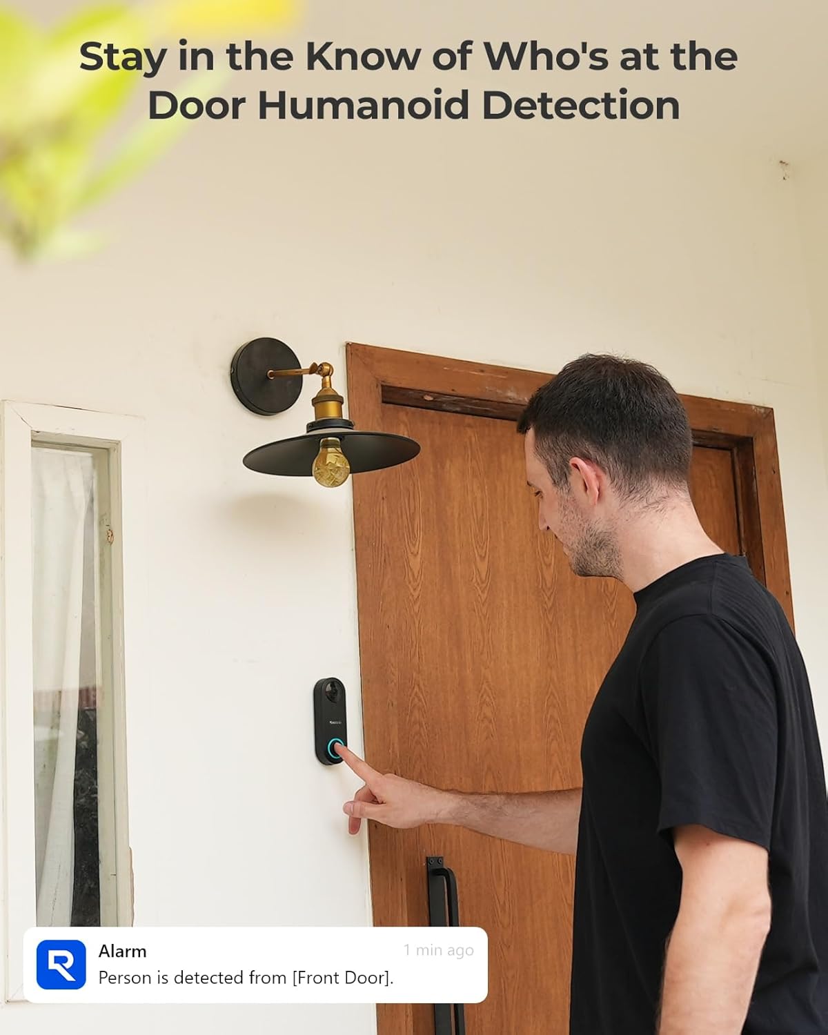 REOLINK Video Doorbell PoE Camera – 2K IP Security Camera Outdoor with Chime V2, 4:3 Aspect Ratio, 180 Degree Diagonal, 2-Way Talk, Plug & Play, Secured Local Storage, No Monthly Fee - Image 3