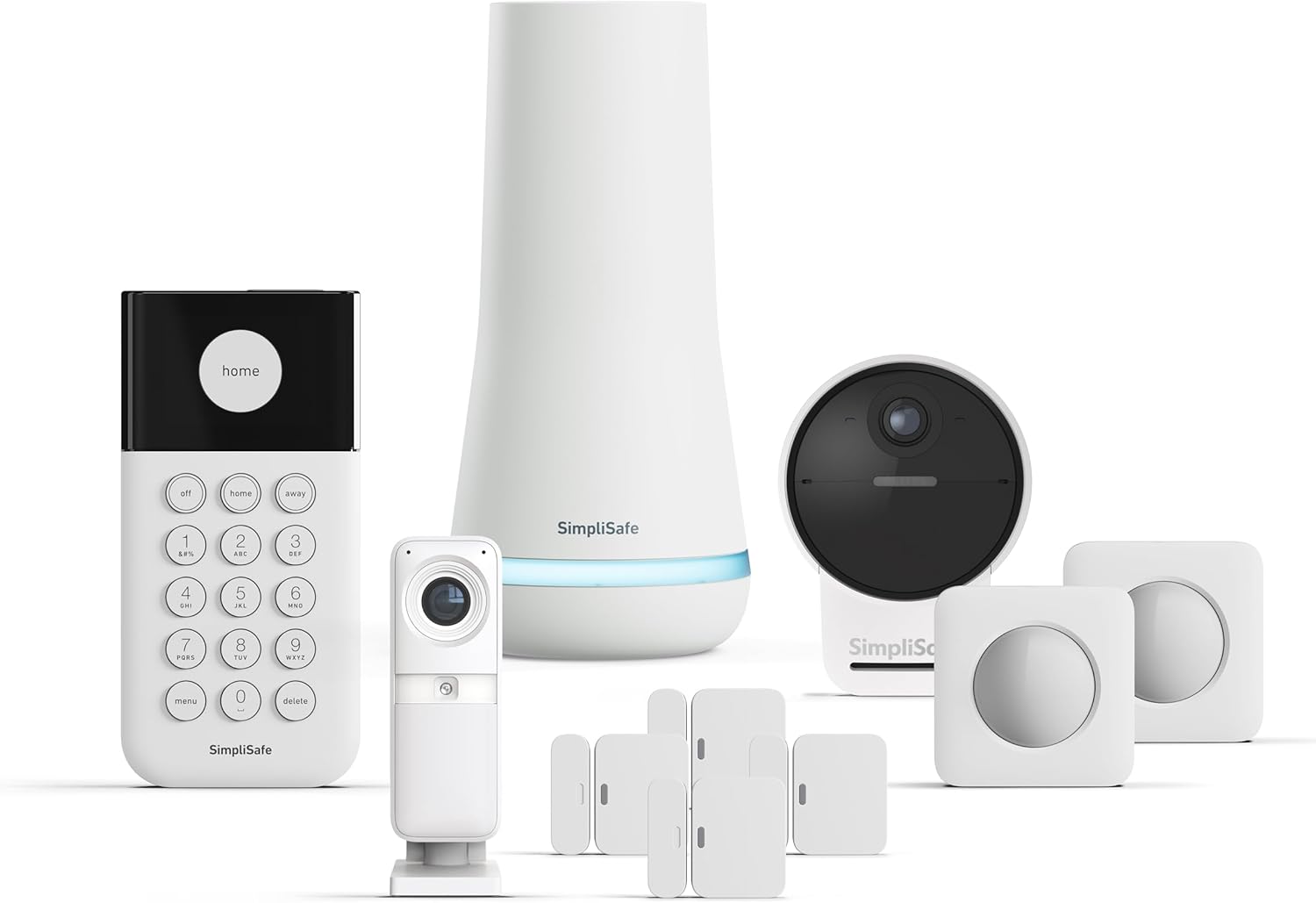 SimpliSafe 10 Piece Wireless Home Security System with Outdoor Camera- Optional 24/7 Professional Monitoring - No Contract - Compatible with Alexa and Google Assistant - Image 2