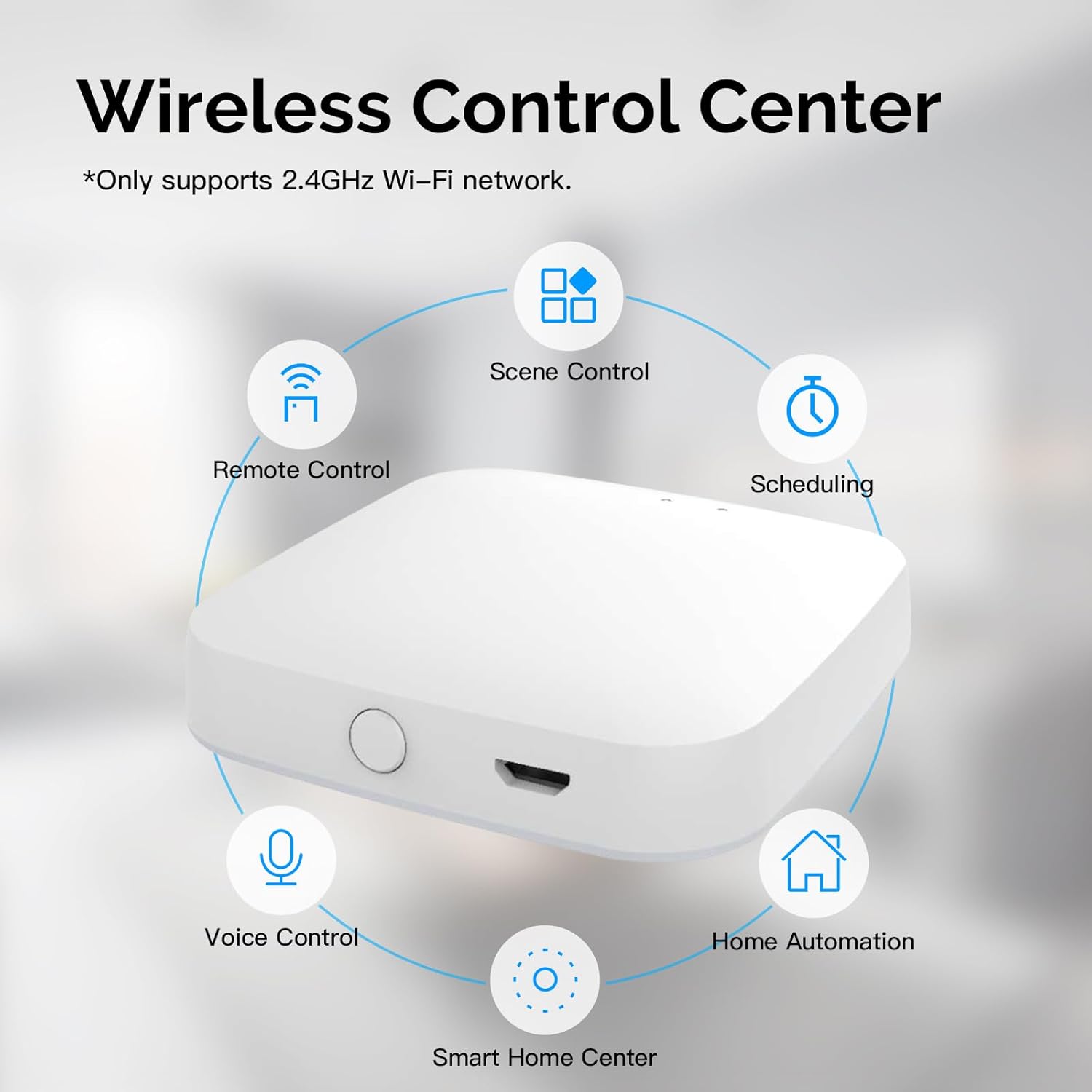 MOES ZigBee & Bluetooth & Mesh Gateway, Tuya Wireless Smart Home Bridge Hub, Only Support Tuya Smart Device Work with Smart Life/MOES App - Image 4