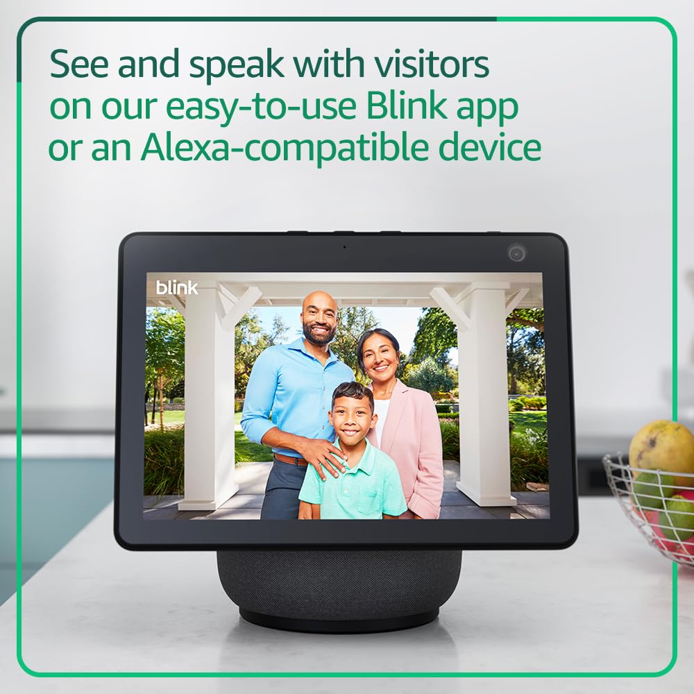 Blink Video Doorbell (newest model) – Head-to-toe HD view, two-year battery life, and simple setup. Sync Module Core included – System (Black) - Image 5