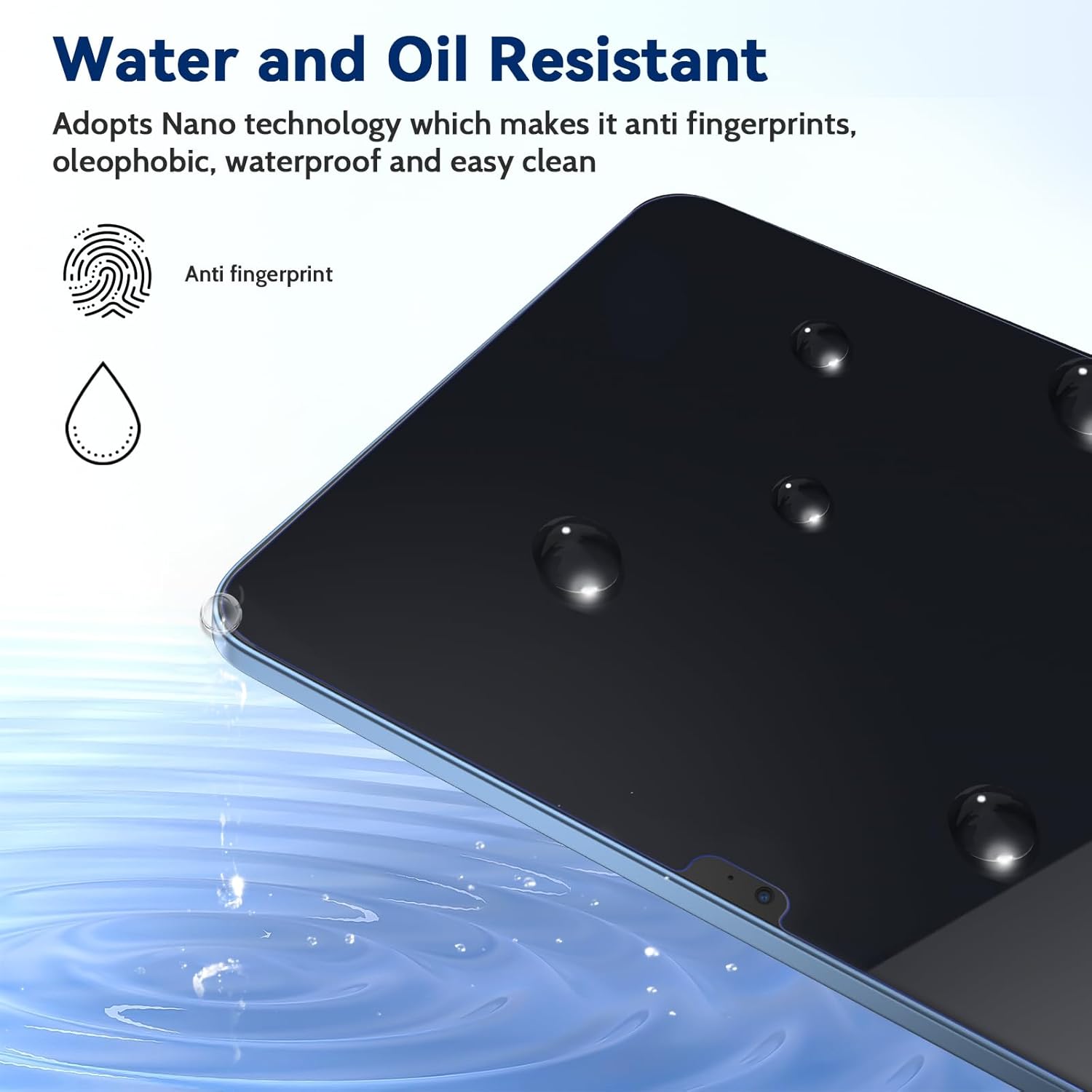 IPROKKO 2 Pack Anti Blue Light Screen Protector Compatible with iPad 10th 2022 10.9" & iPad 11th A16 2025 11", Matte Anti Glare Blue Light Filter Eye Protection Cover and Bubble Free - Image 5