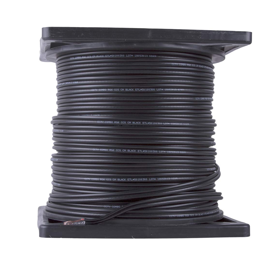 FiveStarCable Siamese RG6 Coaxial Cable with 18AWG Power Wire 500 ft. Combo CCTV Cable for Security Cameras, DVR, and Video Surveillance Systems RG6/U + 18/2 Color Black - Image 5