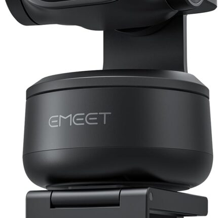 EMEET PIXY Dual-Camera AI-Powered PTZ Camera 4K, AI Tracking, PDAF&AI Autofocus 0.2s, 1/2.55'' Sony Sensor, 3 Mics, Presets, Gesture Control, 4K Webcam for Streaming and OBS/Twitch/Switch 2 Compatible