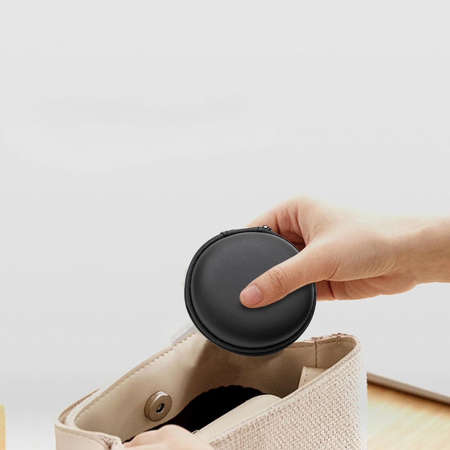 Earphone Case MAS CARNEY Headphone Earbud Hard Protective Carrying Case Bag - Image 6