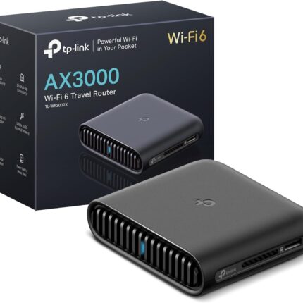 TP-Link TL-WR3002X | Dual-Band Wi-Fi 6 AX3000 Travel Router | Multi-Gig Portable | OpenVPN, WireGuard | Easy Public Sharing | Hotel/Cruise/Travel Approved | Phone Tether | USB 3.0