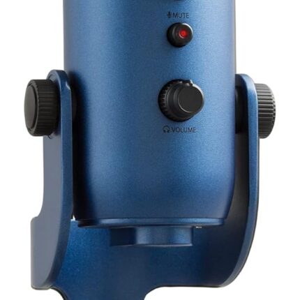 Logitech Creators Blue Yeti USB Microphone for Gaming, Streaming, Podcast, YouTube, Discord, PC, Studio Sound, Plug & Play-Midnight Blue