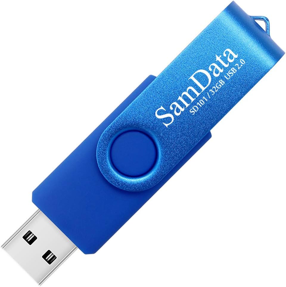 32GB USB Flash Drives 5 Pack 32GB Thumb Drives Memory Stick Jump Drive with LED Light for Storage and Backup (5 Colors: Black Blue Green Red Silver) - Image 4