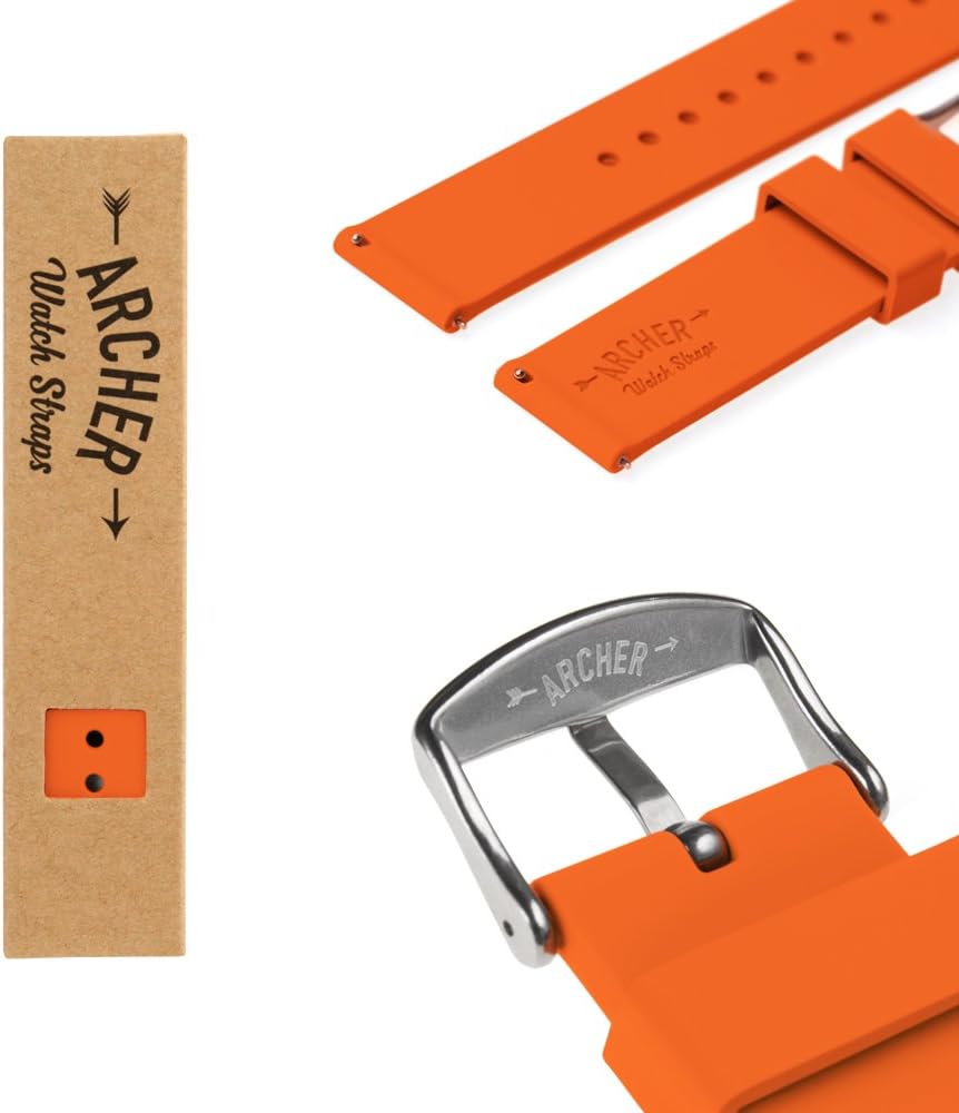 Archer Watch Straps - Soft Silicone Quick Release Watch Bands - Image 6