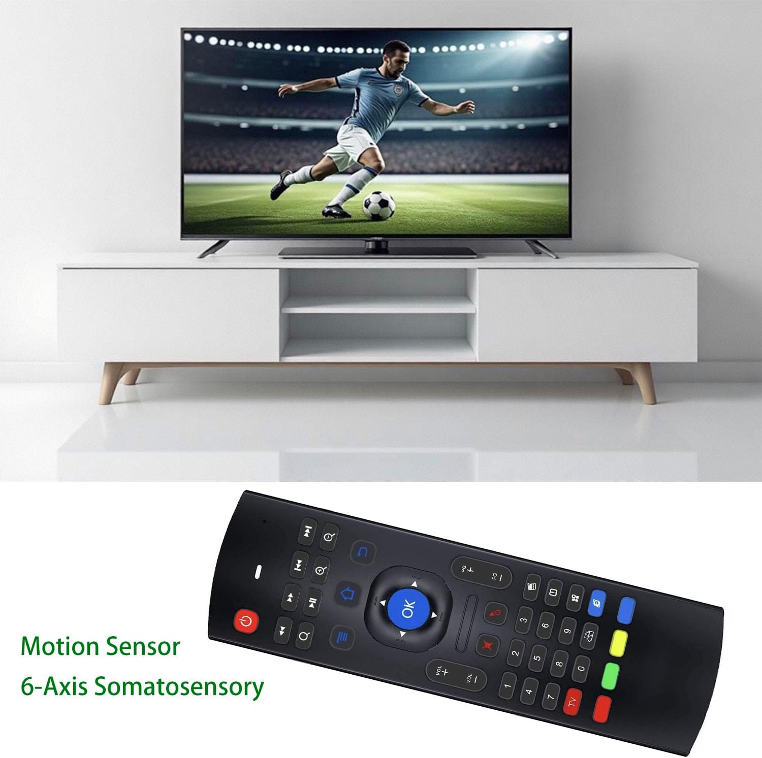 Air Mouse Remote MX3 Pro, 2.4G Wireless Mini Keyboard, Universal Remote Control with IR Learning for Android TV Box, Smart TV, Projector, Raspberry Pi - Image 3