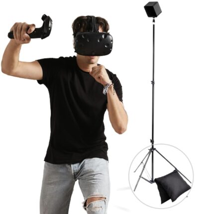 Skywin VR Tripod Stand, HTC Vive Base Station Compatible Sensor Stand and Base Station Mount for Vive Sensors or Oculus Rift Constellation (1 Tripod)