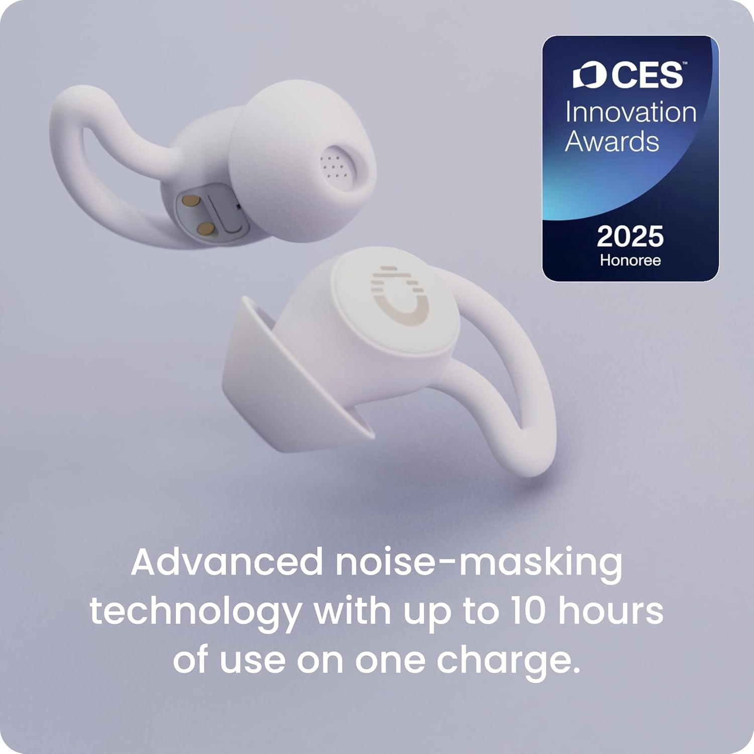 Ozlo Sleepbuds® | Comfortable Side Sleeper Headphones | Up to 10 Hours of Bluetooth LE Streaming | Science-Backed Sleep Sounds | Snore Blocking Comfortable Earbuds - Image 3