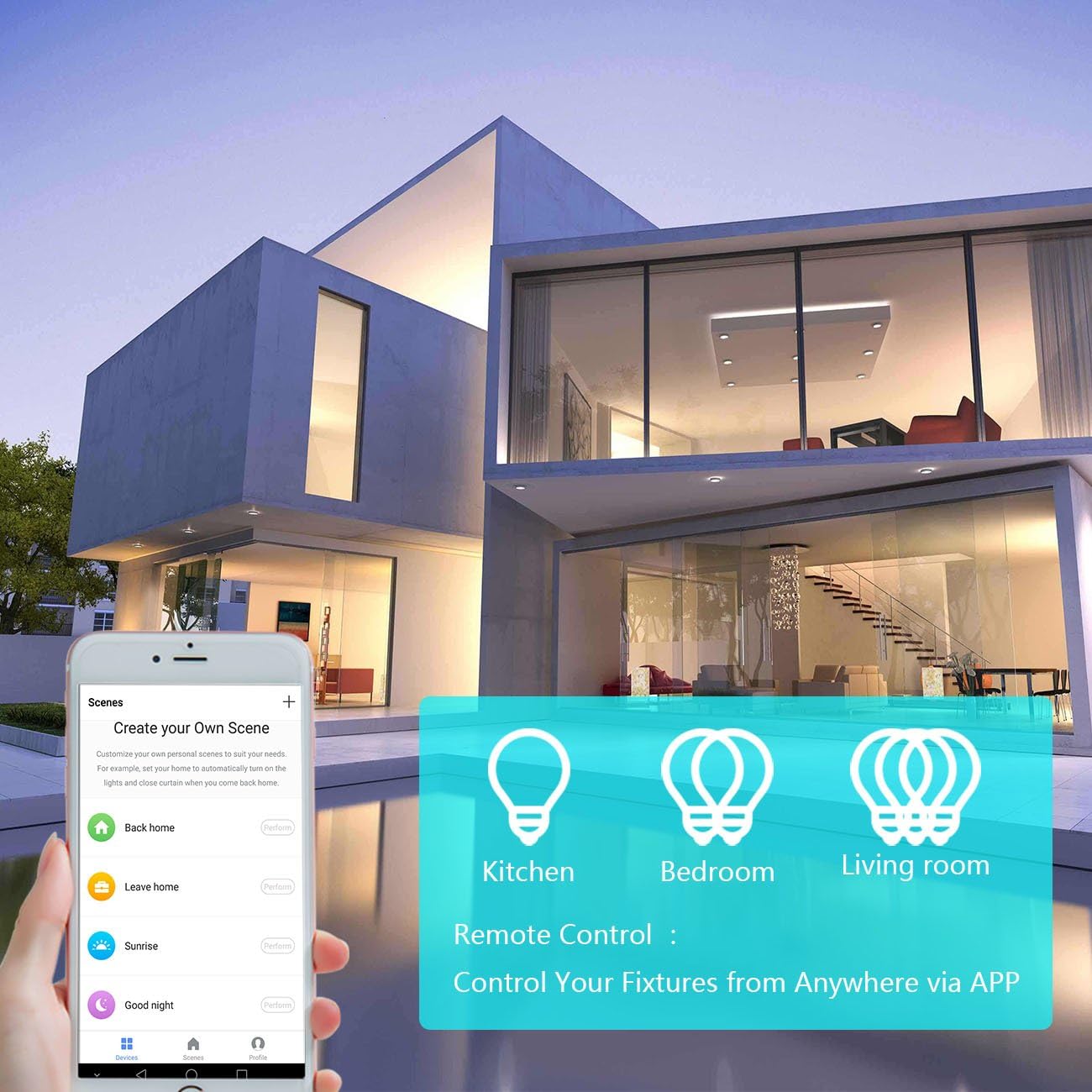 Smart Light Switch, WiFi Switch Touch Wall Switch 1 Gang, Compatible with Alexa Google Home - Image 4