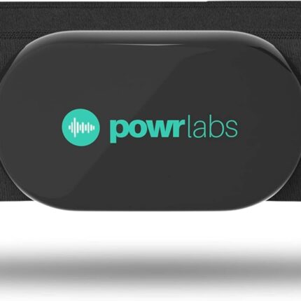 Powr Labs Bluetooth and ANT+ Heart Rate Monitor Chest Strap - All Day Comfort, Easy Connectivity - Compatible with Polar, Garmin, Peloton, Wahoo