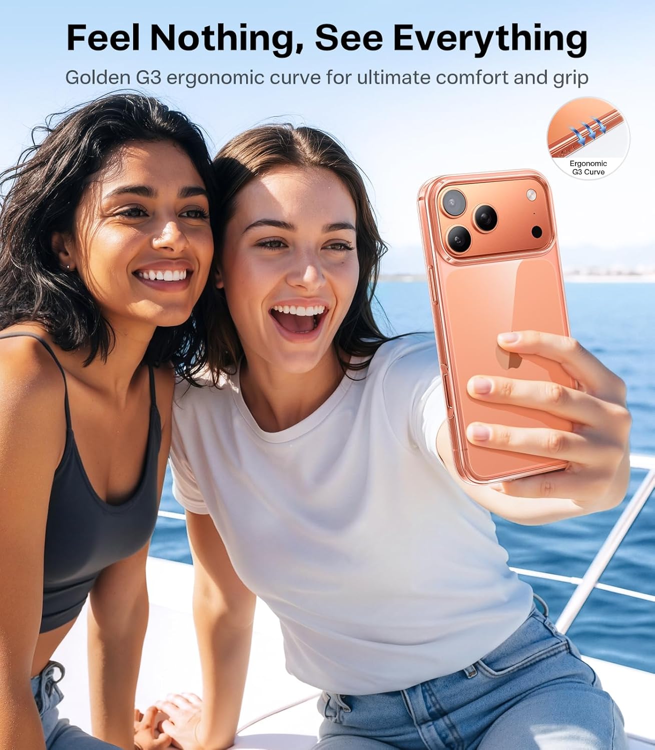 TORRAS for iPhone 17 Pro Case Crystal Clear, Ultra-Thin, 2025 Upgraded Non-Yellowing, Military-Grade Protection, Transparent Slim Case for iPhone 17 Pro Phone Case, Soft, Anti-Scratch, Clear - Image 6