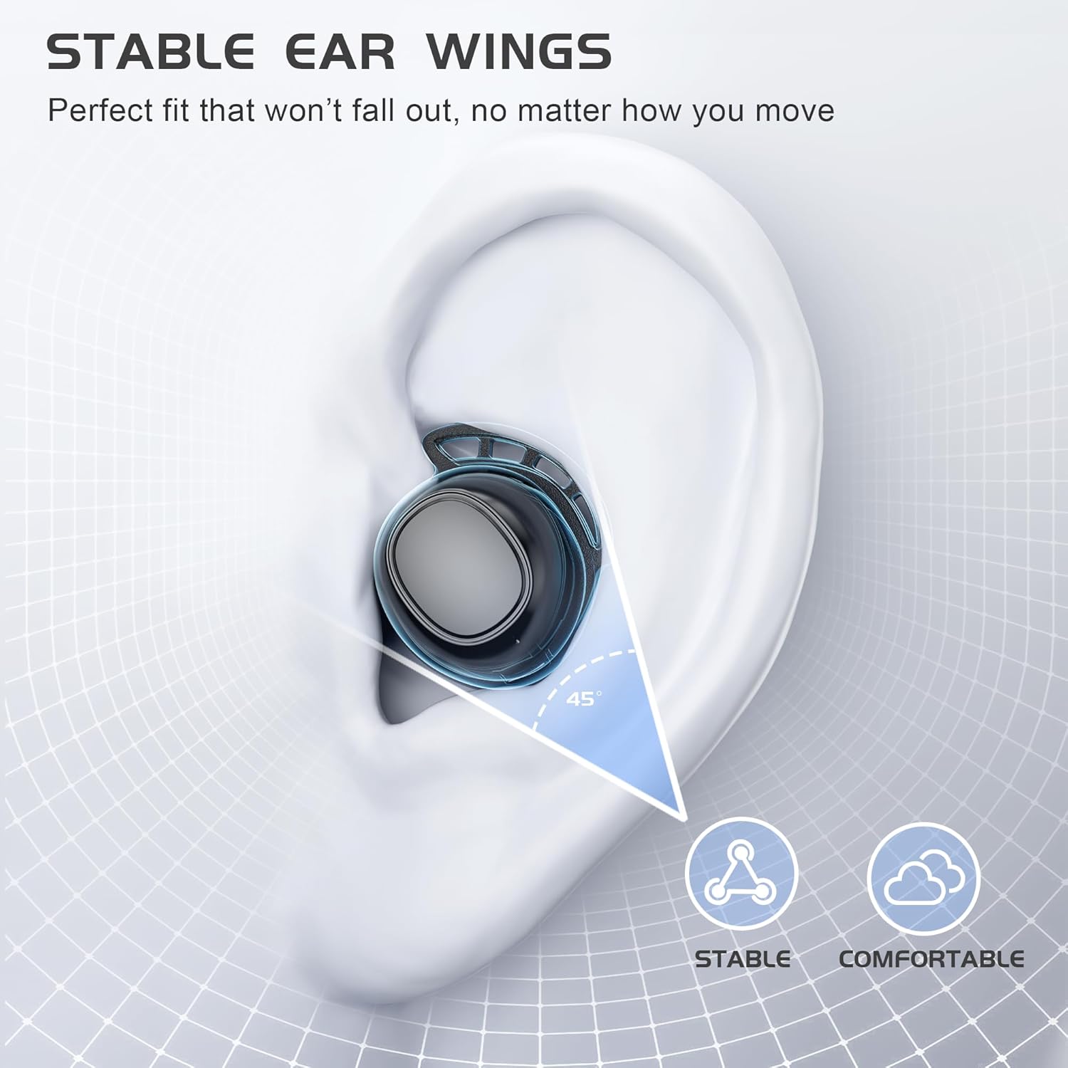 IAMJOY Gaming Earbuds, 20ms Low Latency, Wireless Game Earbuds with LED Display, 90H Play Time, 2.4GHz & Bluetooth, Noise-Canceling Mic Compatible with Meta Quest, PS5/4, VR, Switch, PC - Image 5