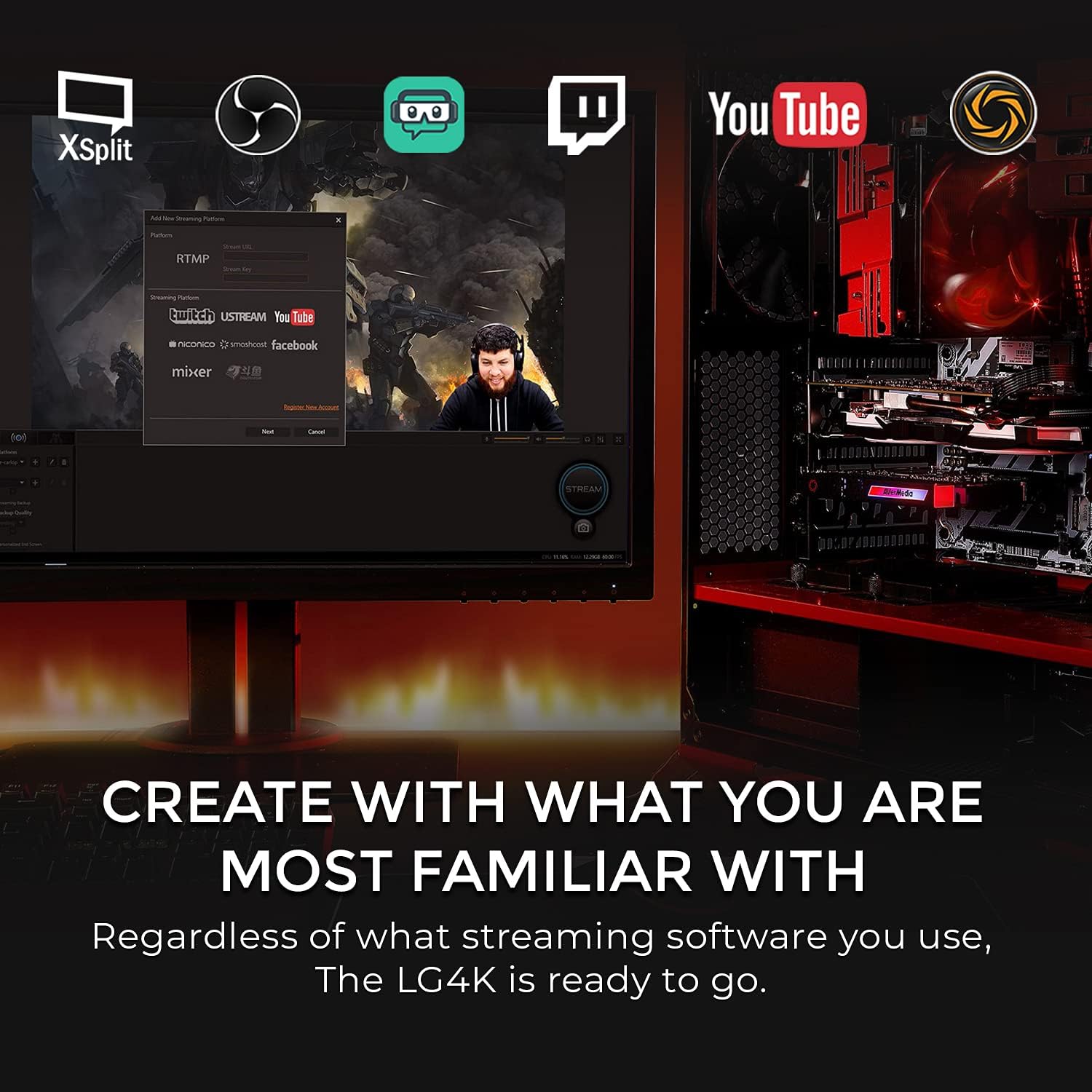 AVerMedia GC573 Live Gamer 4K, Internal Capture Card, Stream and Record 4K60 HDR10 with ultra-low latency on PS5, PS4 Pro, Xbox Series X/S, Xbox One X, in OBS, Twitch, YouTube - Image 9