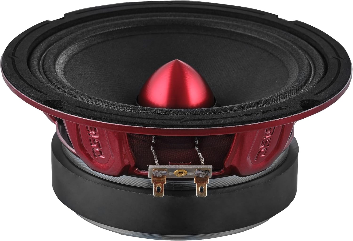 DS18 PRO-X6.4BM Loudspeaker - Pair of 6.5", Midrange, Red Aluminum Bullet, 500W Max, 250W RMS, 4 Ohms - Premium Quality Audio Door Speakers for Car or Truck Stereo Sound System (2 Speaker) - Image 7