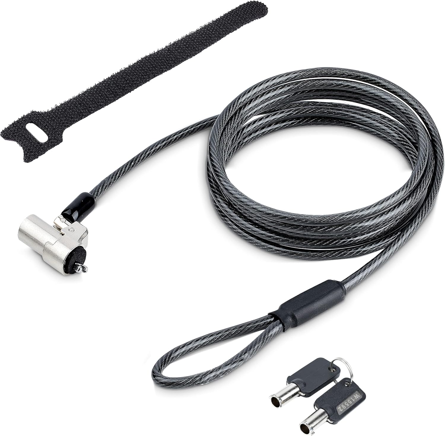 StarTech.com Laptop Cable Lock Compatible with Noble Wedge; 6.6ft (2m), Anti-Theft Keyed Lock, Security Cable for Dell XPS/Latitude/2-in-1 Notebooks, Steel Cable Lock for Laptop, TAA - Image 7