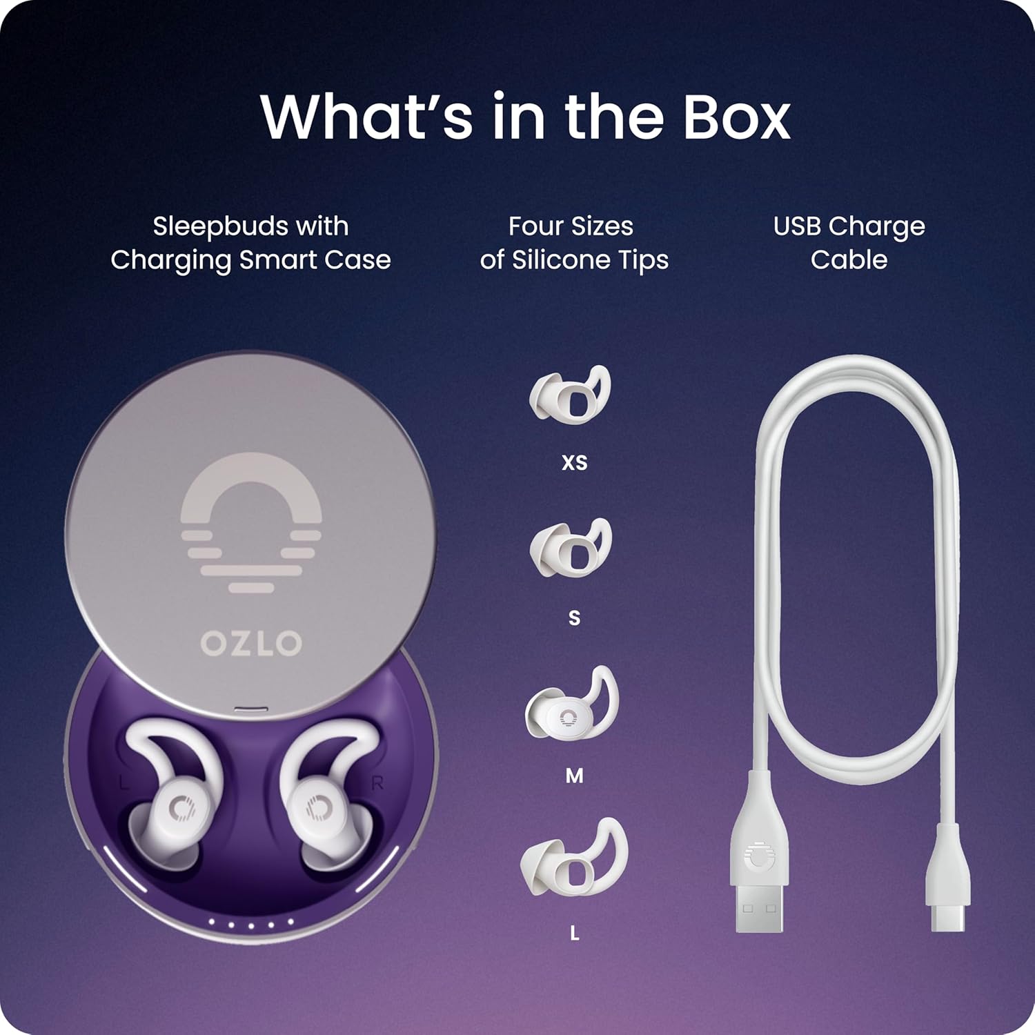 Ozlo Sleepbuds® | Comfortable Side Sleeper Headphones | Up to 10 Hours of Bluetooth LE Streaming | Science-Backed Sleep Sounds | Snore Blocking Comfortable Earbuds - Image 9
