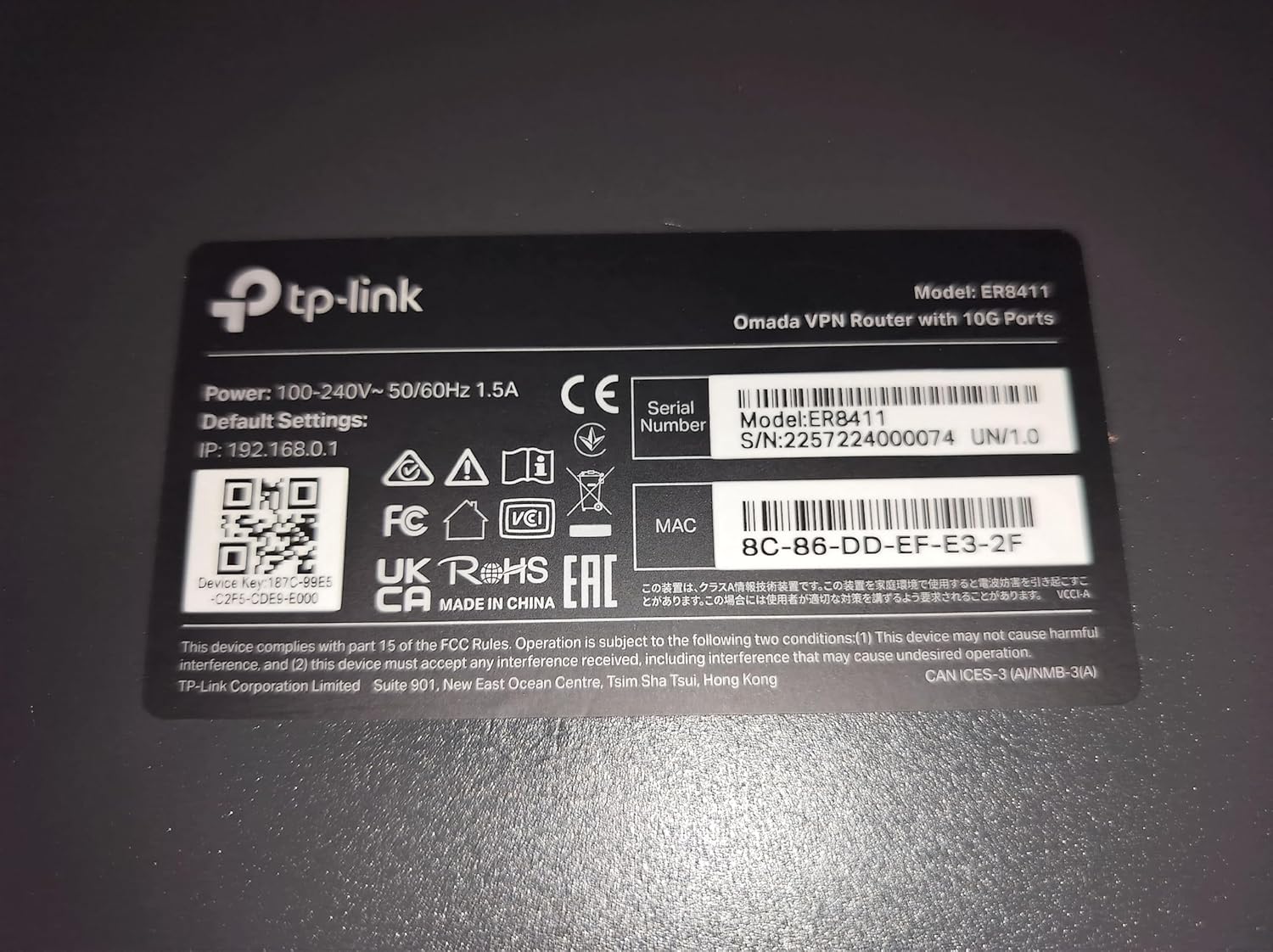 TP-Link ER8411 Quad-Band Enterprise Wired 10G VPN Router | Up to 10 WAN Ports | High Network Capacity | SPI Firewall | Omada SDN | Load Balance | Lightning Protection | 5 Yr Warranty - Image 10