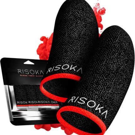 10 Pieces Gaming Finger Sleeves - Perfect Touchscreen Glide - Thumb Sleeve for Mobile Games - Dedales Gamer Profesionales - Phone Accessories