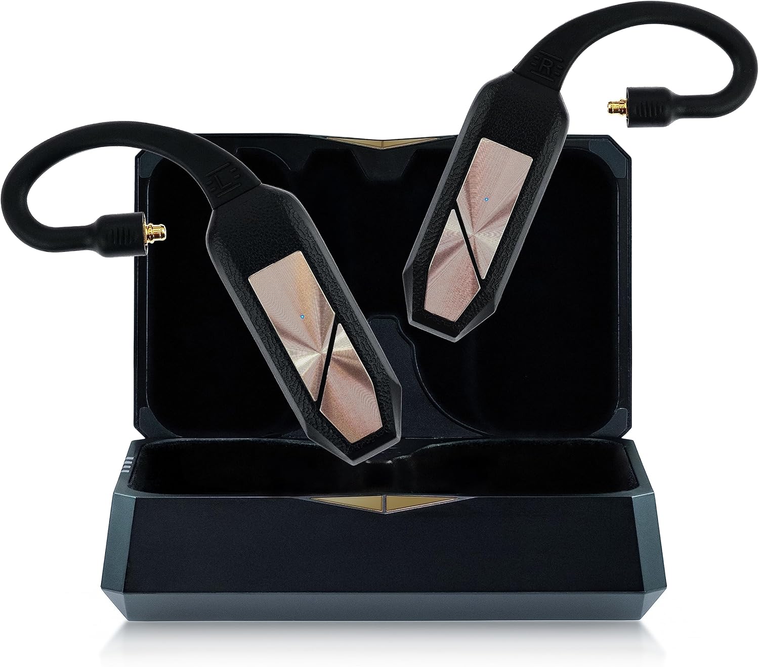iFi - GO Pod - HD Bluetooth DAC & Headphone Amp for IEMs. Hi-Res 96kHz/24bit LDAC - Unrivalled TWS Sound - Interchangeable IEM Connectors. Case with 35H Playtime. Qi Wireless & USB-C Fast Charging.