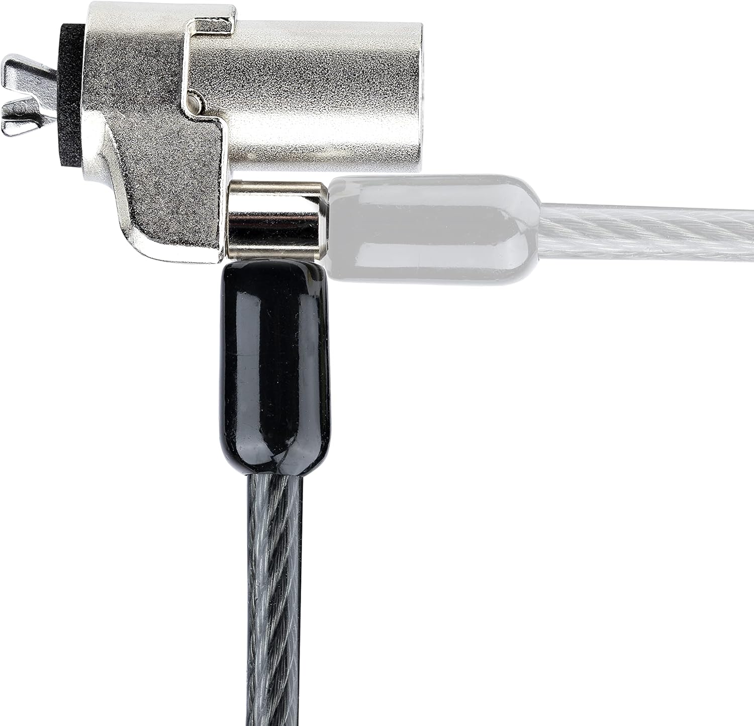 StarTech.com Laptop Cable Lock Compatible with Noble Wedge; 6.6ft (2m), Anti-Theft Keyed Lock, Security Cable for Dell XPS/Latitude/2-in-1 Notebooks, Steel Cable Lock for Laptop, TAA - Image 4