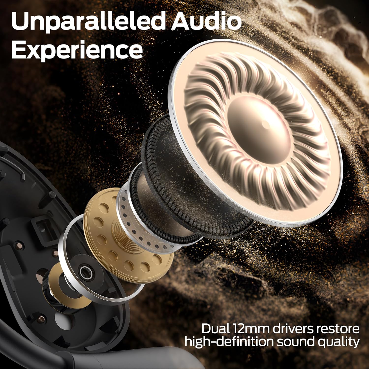 Monster Open Ear AC210 Headphones, Bluetooth 5.4 Earphones Stereo Sound, Wireless Headphones 30 Hours Playback, Type-C Charging, IPX5 Waterproof Open Ear Earbuds - Image 3