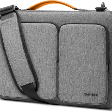 tomtoc 360 Protective Laptop Shoulder Bag for 16-inch MacBook Pro M4/M3/M2/M1 Pro/Max A3403 A3186 A2991 A2485 2024-2019, Water-Resistant Sleeve for Dell XPS 15 Surface Book 3 The New Razer Blade 16
