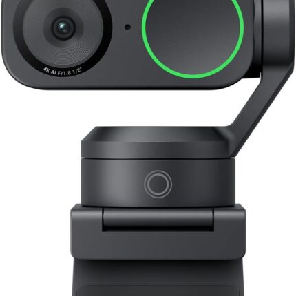 Insta360 Link 2 Pro 4K Ultra HD 2-Axis Gimbal AI-Powered Webcam, Graphite Black