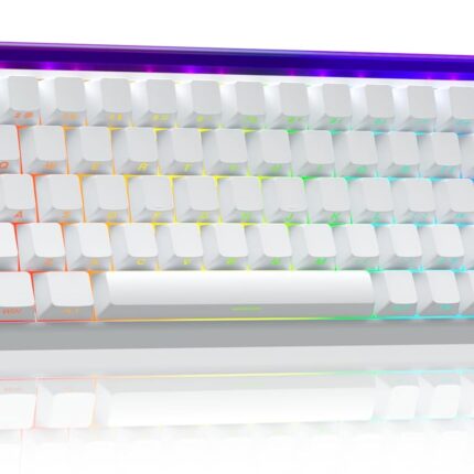 AULA Hero 68 HE 60% Gaming Keyboard Wired, Hall Effect Magnetic Switch Keyboard with Adjustable Actuation, Fast Trigger Mode, 8K Hz Polling Rate, 0.125ms Latency,Side Printed PBT Keycaps, RGB Backlit