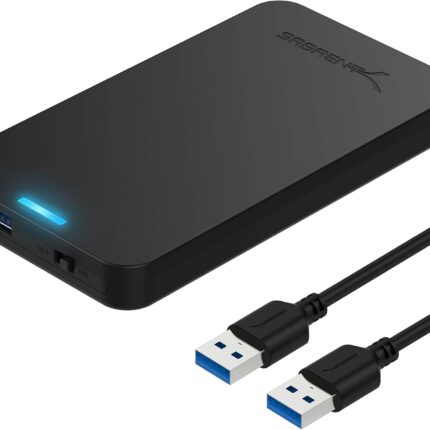 SABRENT 2.5in SATA to USB 3.0 Tool-Free SSD/HDD Enclosure (EC-UASP)