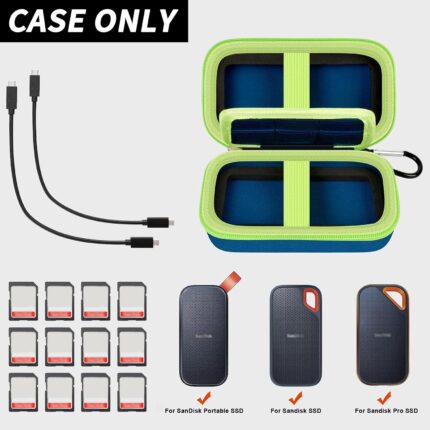 Comecase Dual SSD Case for SanDisk Extreme Portable SSD and Extreme PRO